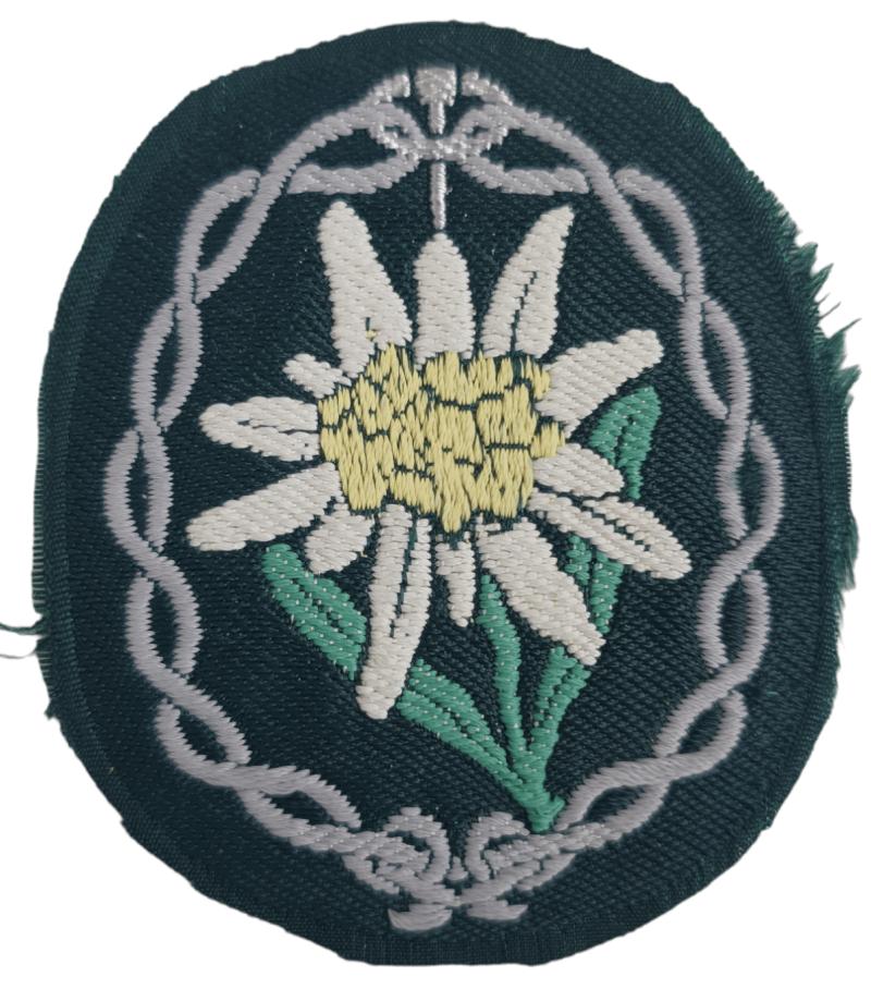 A Wehrmacht Gebirgsjäger Sleeve Edelweiss patch