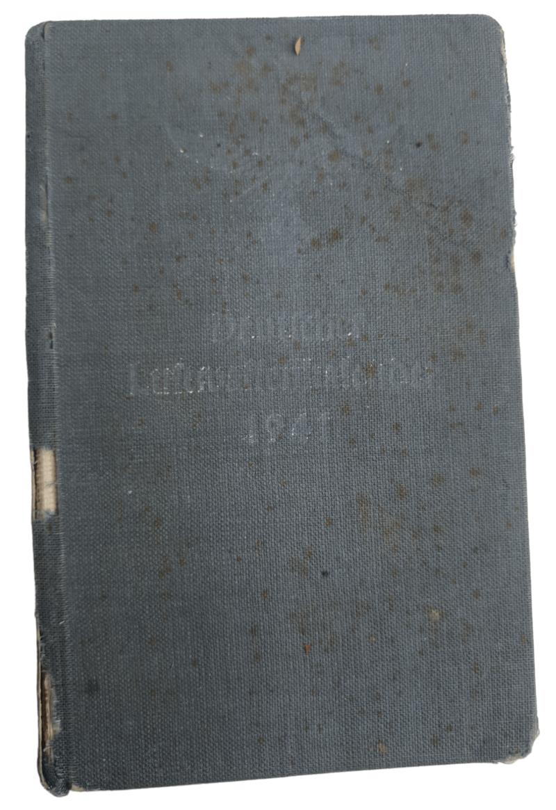 A  German  Luftwaffen pocket diary 1941
