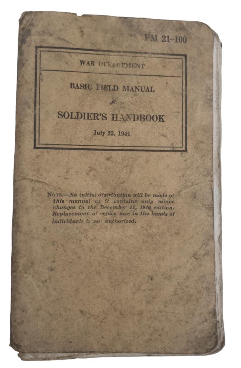 a us ww2 soldiers hand book
