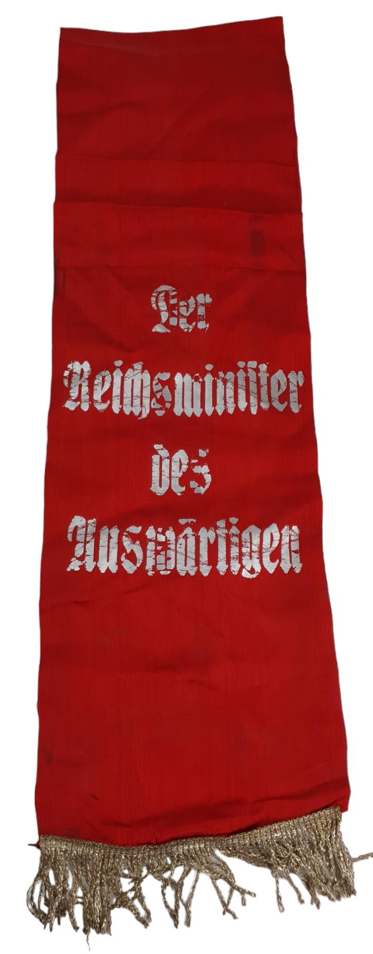 german ww2 period funeral ribbon