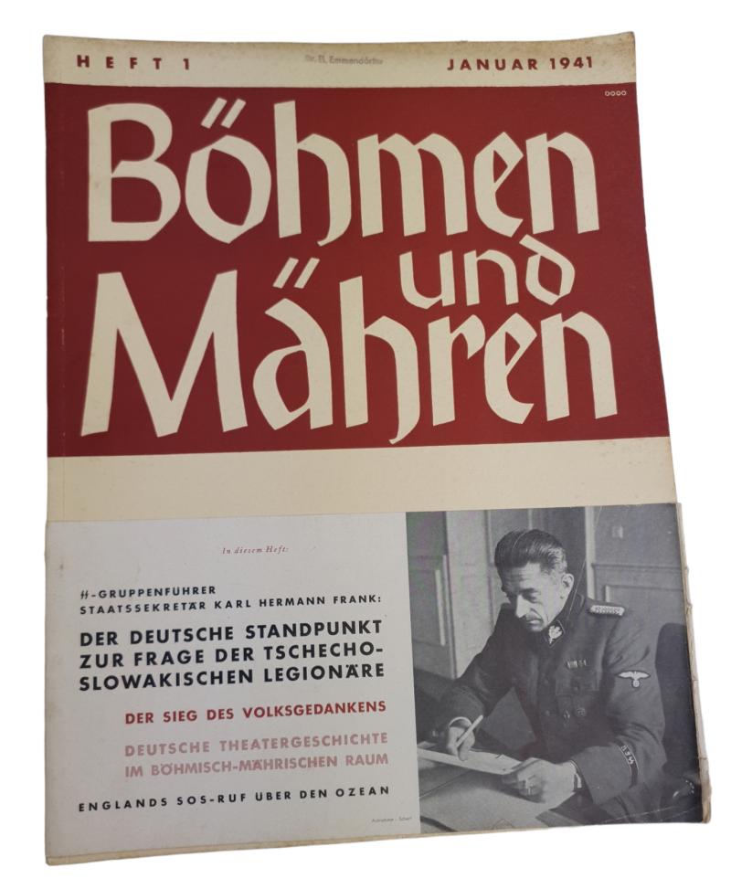 a German ww2 ss magazine Böhmen und mähren