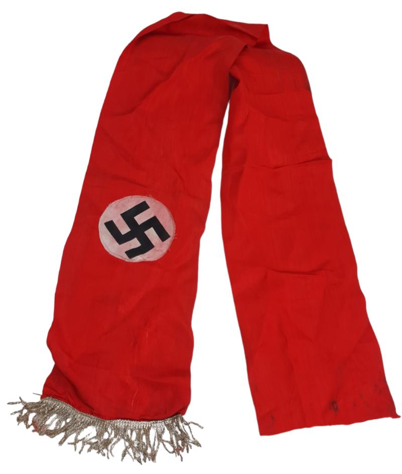 a german ww2 period funeral ribbon