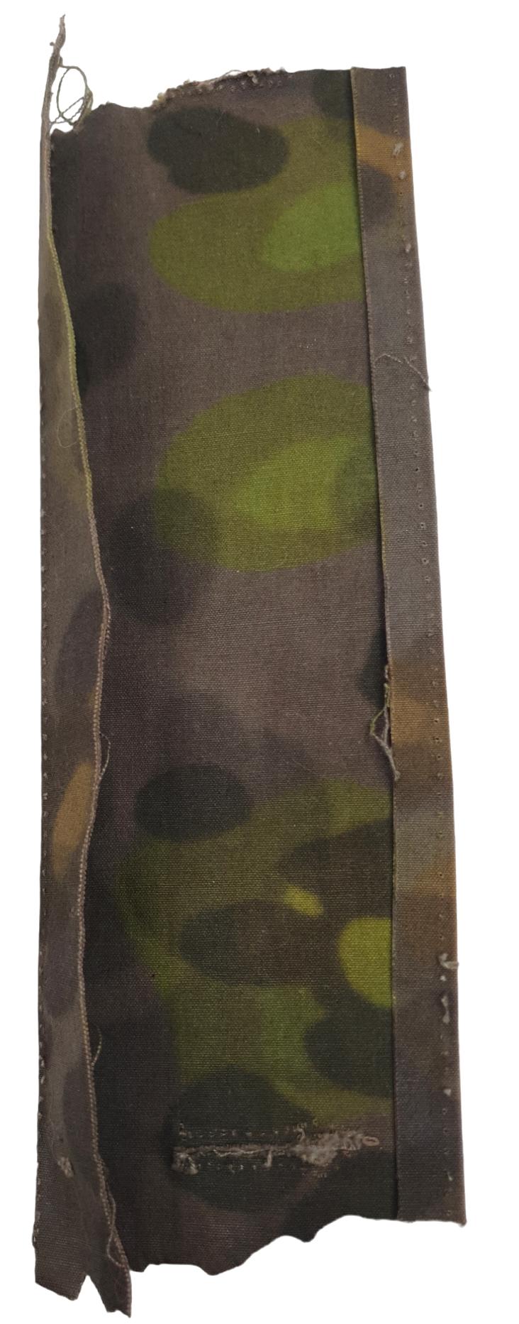 very nice piece or fabric from the waffen ss in oak