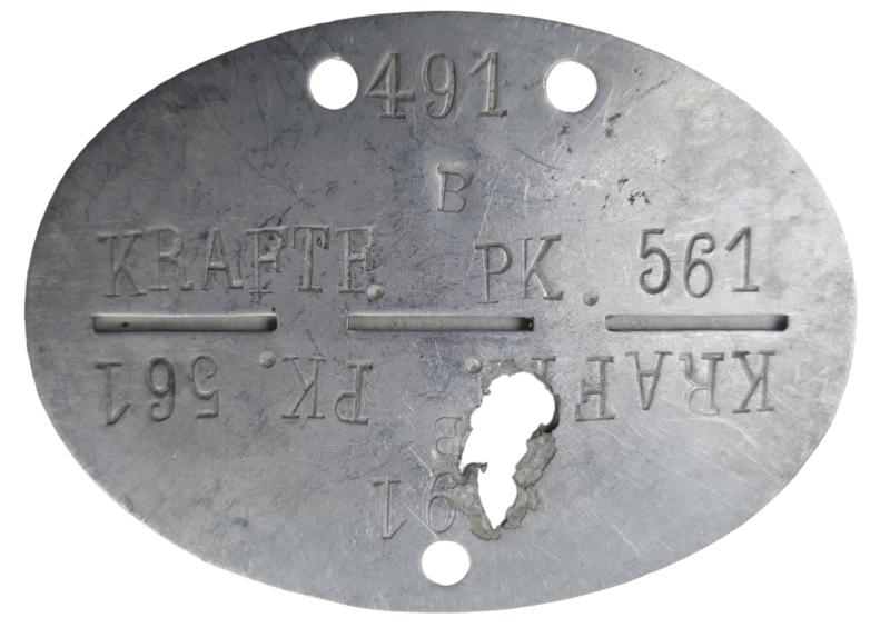 a wehrmacht Erkennungsmarke krafte pk.561