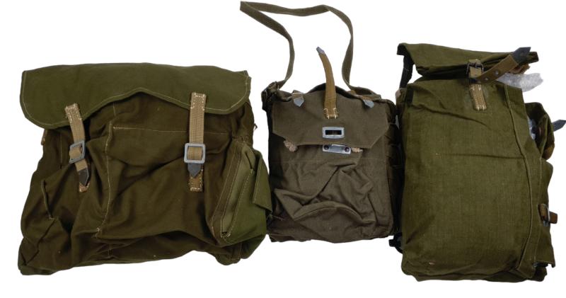 a wehrmacht rare set of 3 modified pioneer bags