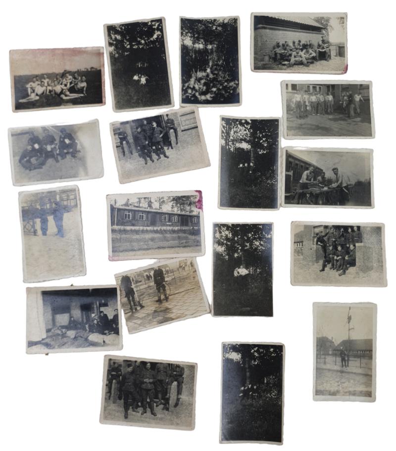 a set with 18 pictures from the Dutch Labor Service for Germany