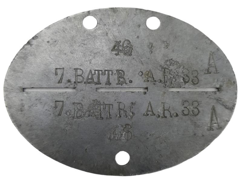 a wehrmacht Erkennungsmarke 
