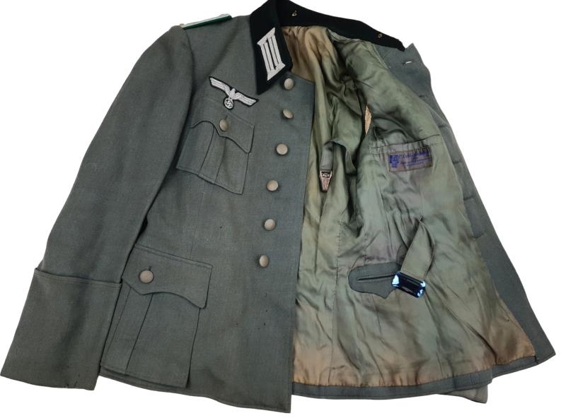a wehrmacht  feldbluse infantry regiment 17 jäger battalion