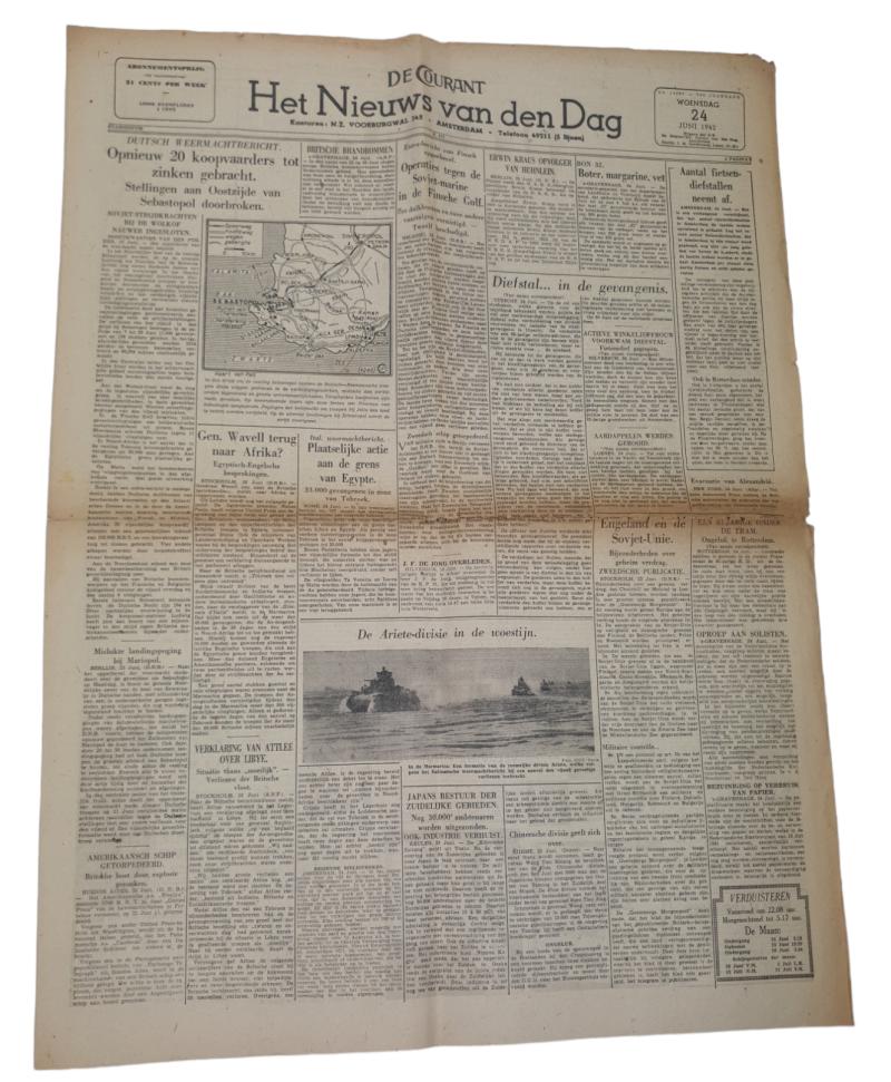 a Dutch ww2 newspaper the 