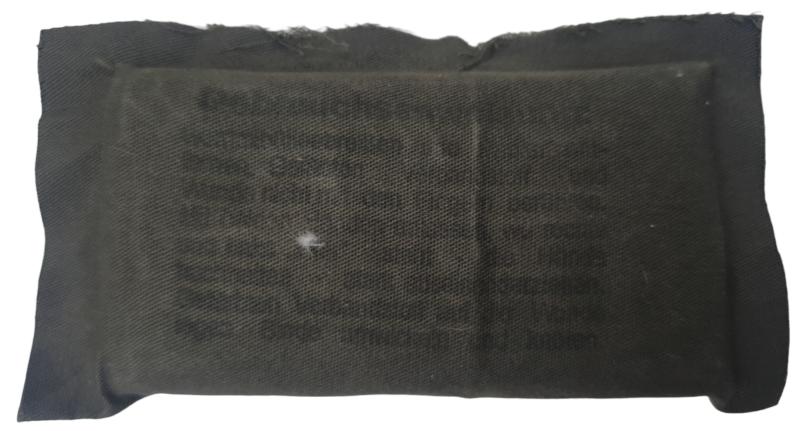 a wehrmacht bandage in rubberised package