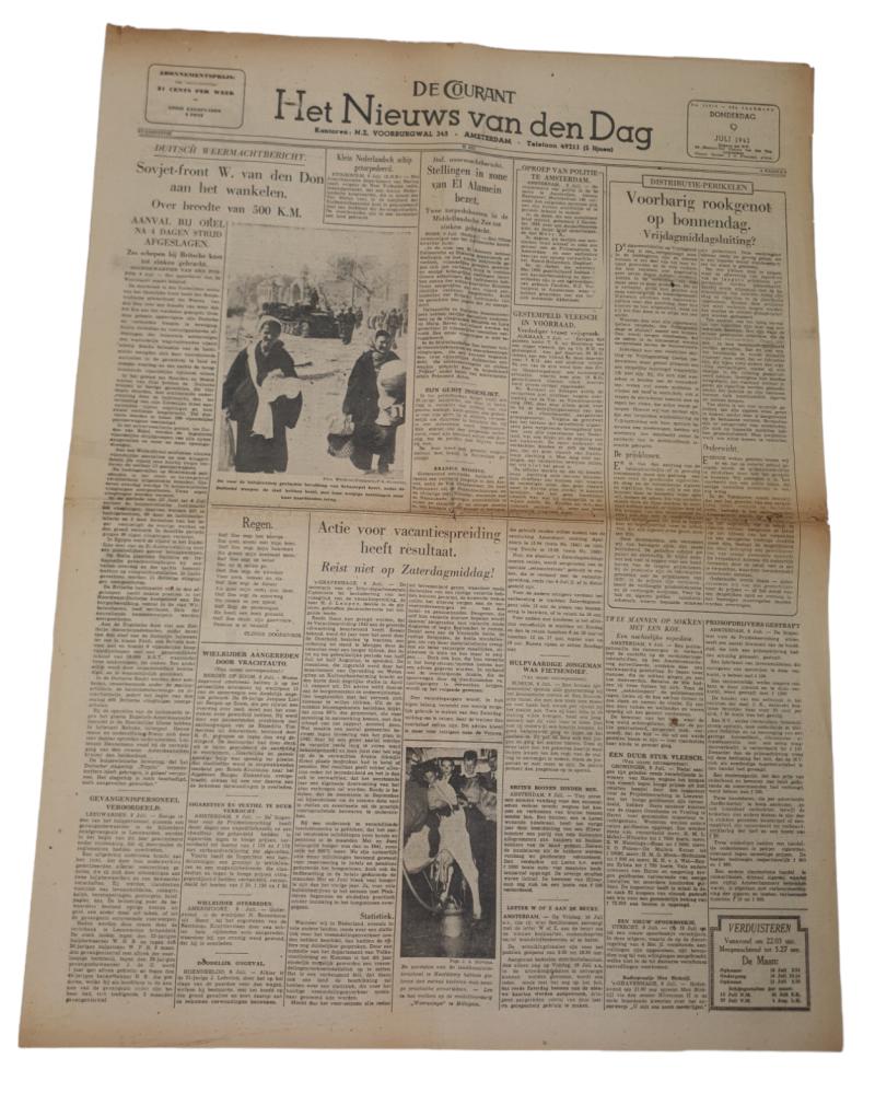 a Dutch ww2 newspaper the 