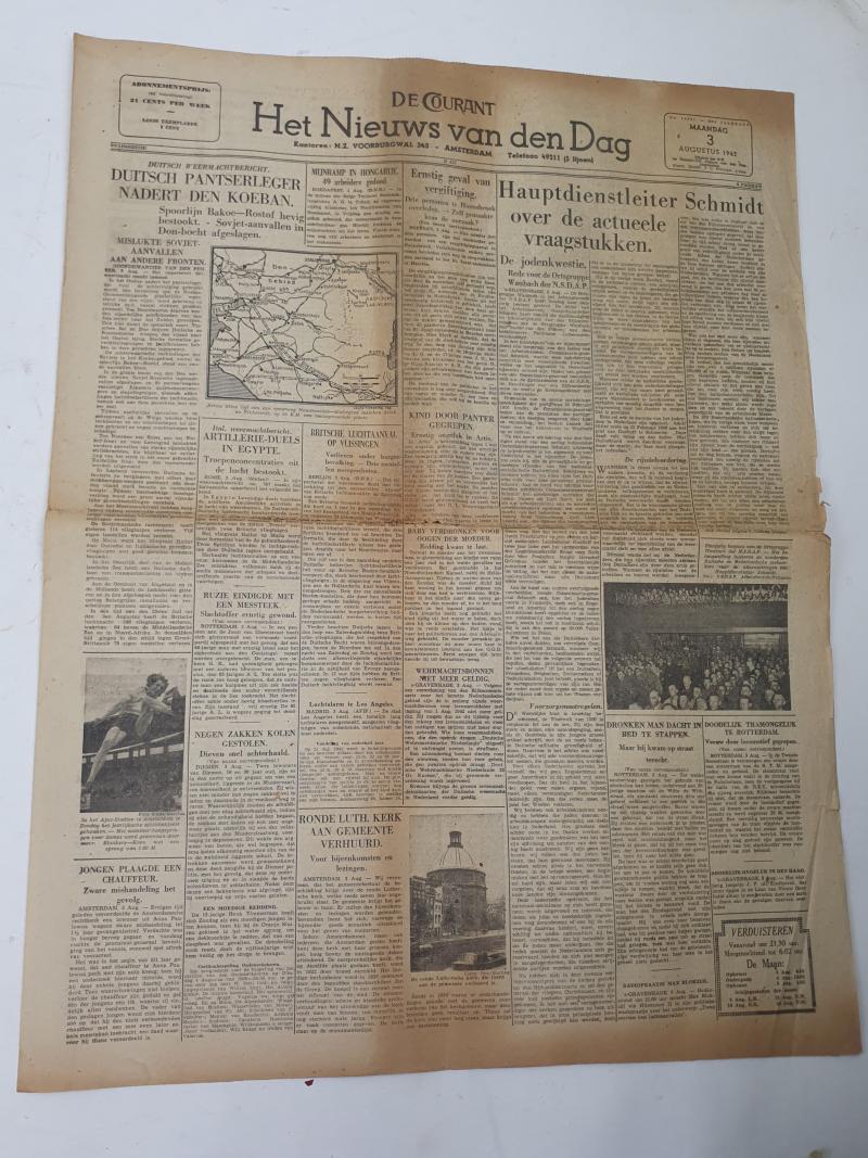 a Dutch ww2 newspaper the 