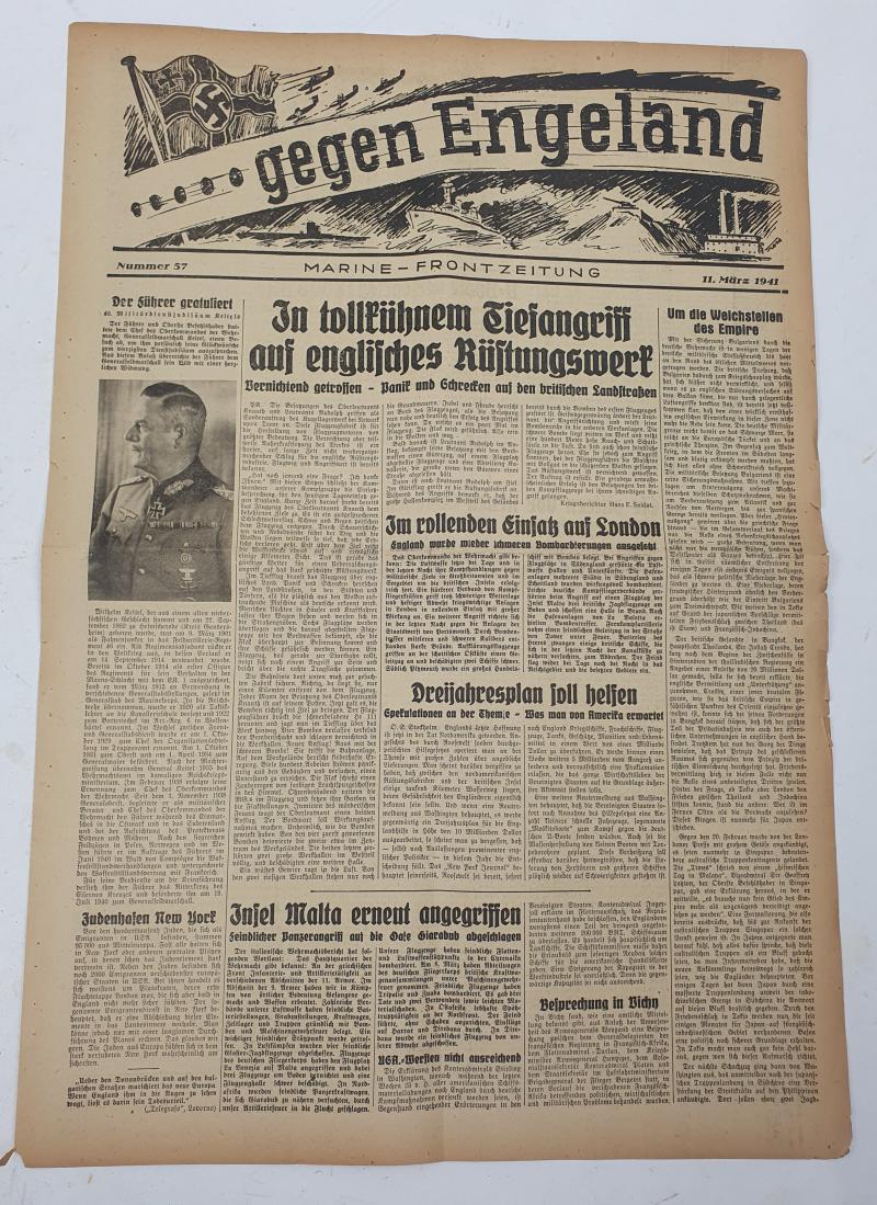 A german ww2 newspaper 