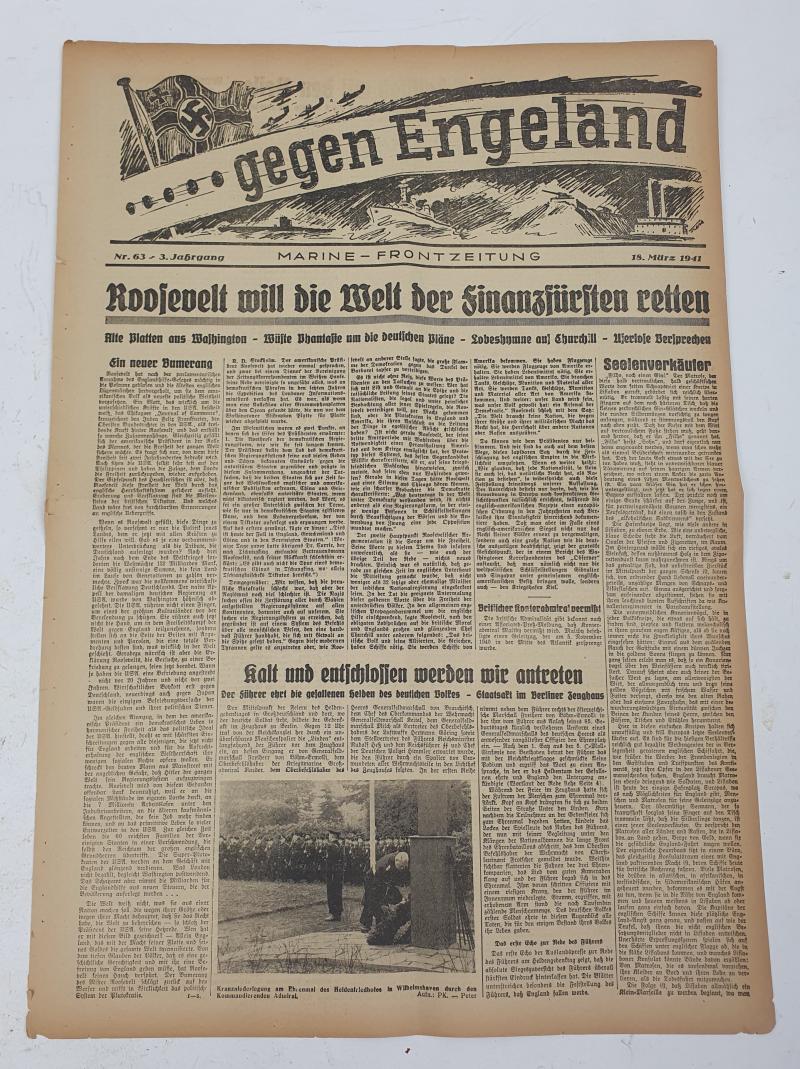 A german ww2 newspaper 