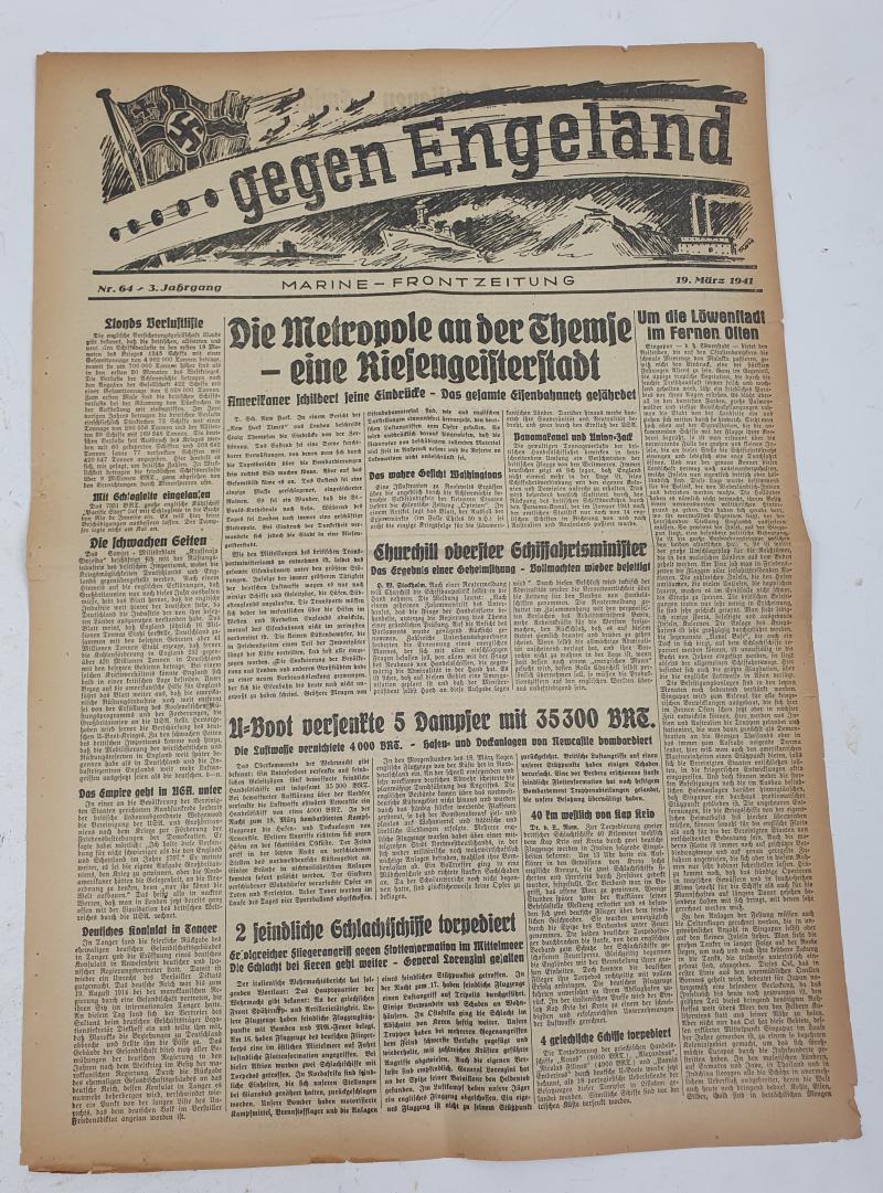 A german ww2 newspaper 