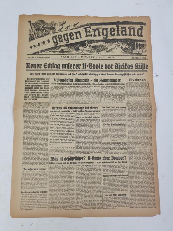 A german ww2 newspaper 