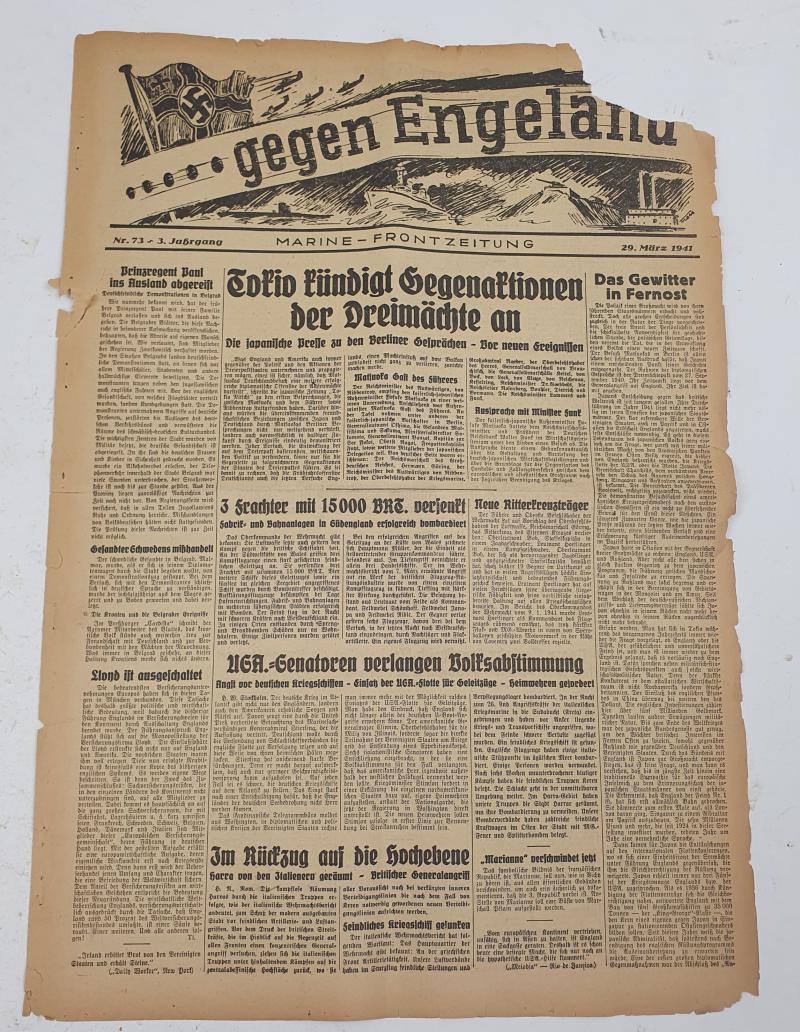 A german ww2 newspaper 