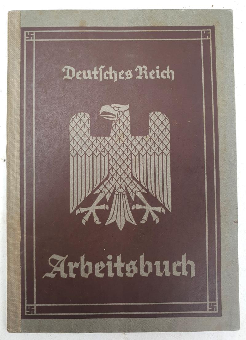 a german first Pattern ww2 labor book 