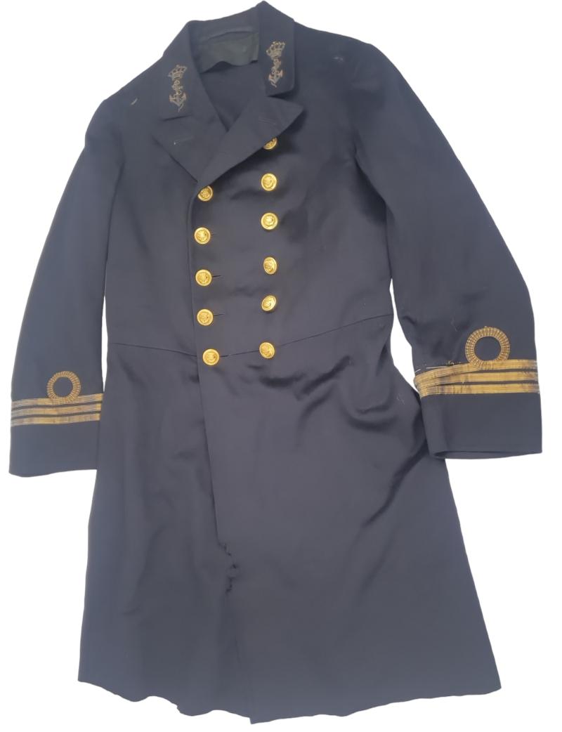 A dutch ww1 period officers navy coat