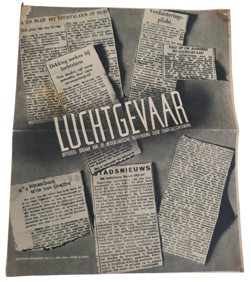 a dutch ww2 air protection booklet