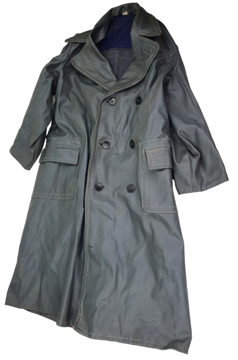 a leather Kriegsmarine overcoat