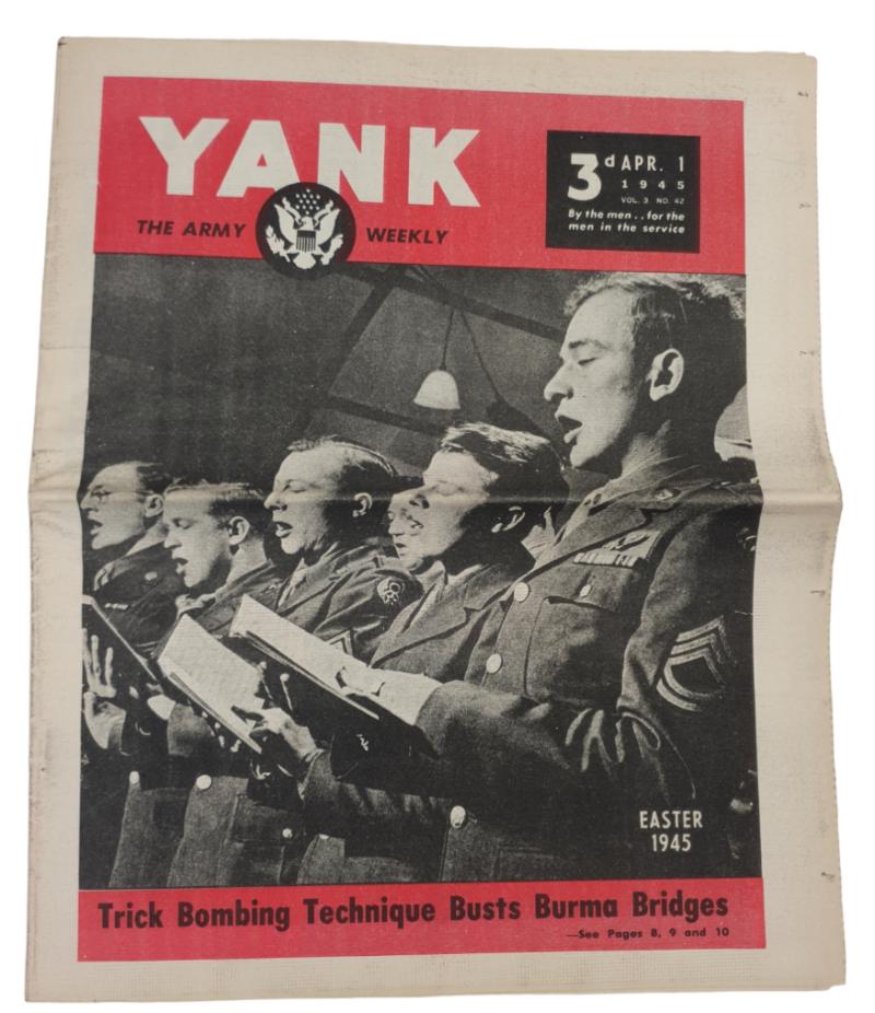 a american ww2 magazine yank