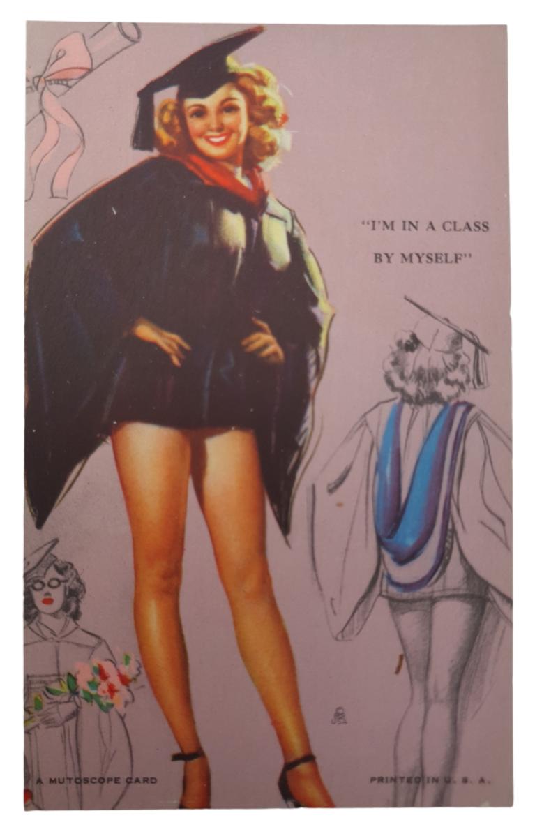 american ww2 period pin up post card