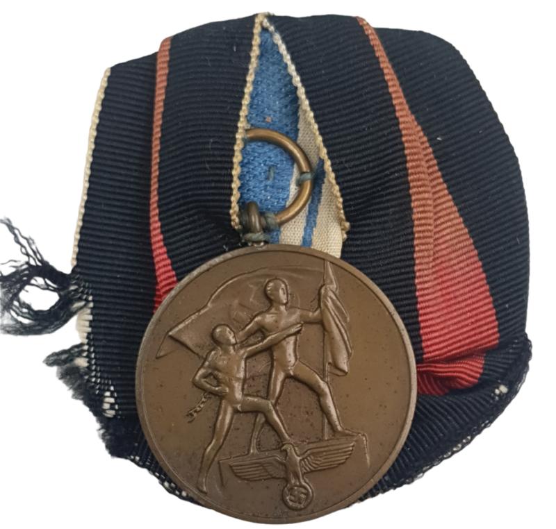 a wehrmacht 1 Oktober 1938 Medal