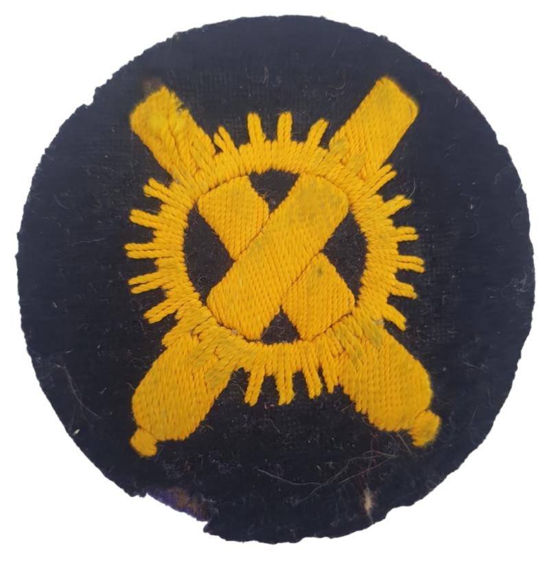 a kriegsmarine artillery mechanic em;s career sleeve patch