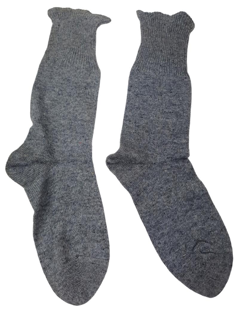 a pair off wehrmacht grey wool  socks
