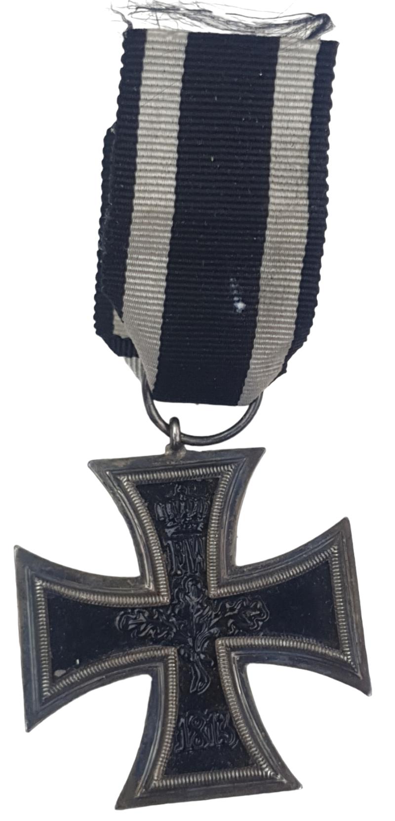 a german ww1 unmarked iron cross
