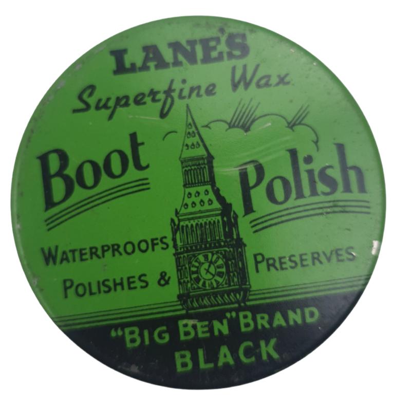 British WW2 Shoe Polish metal can