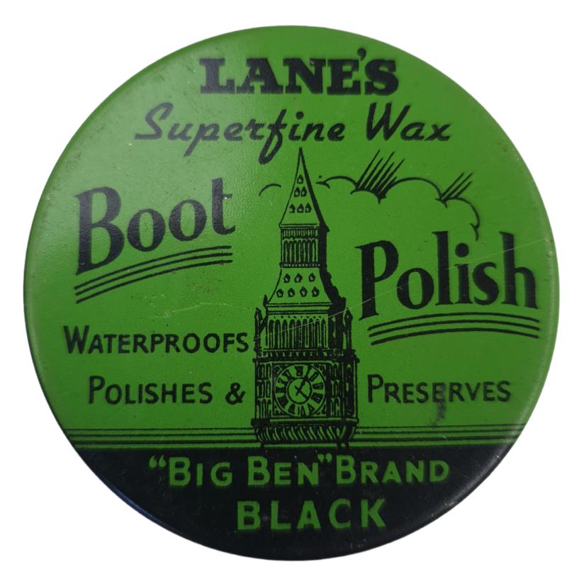 British WW2 Shoe Polish metal can