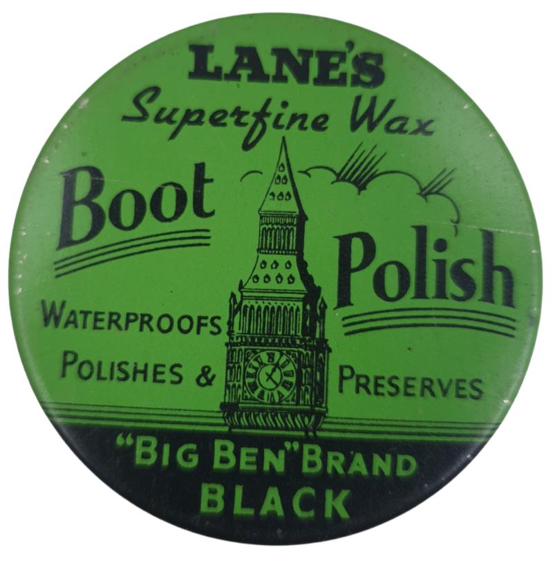 British WW2 Shoe Polish metal can