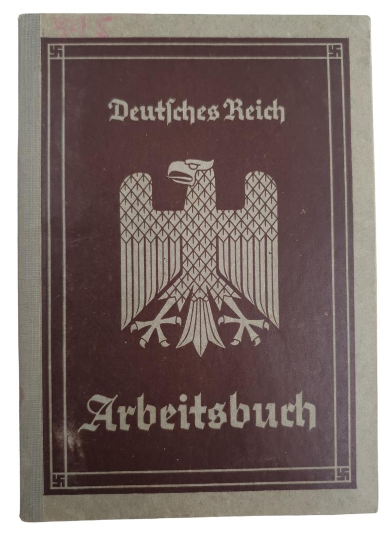 a german first Pattern ww2 labor book 