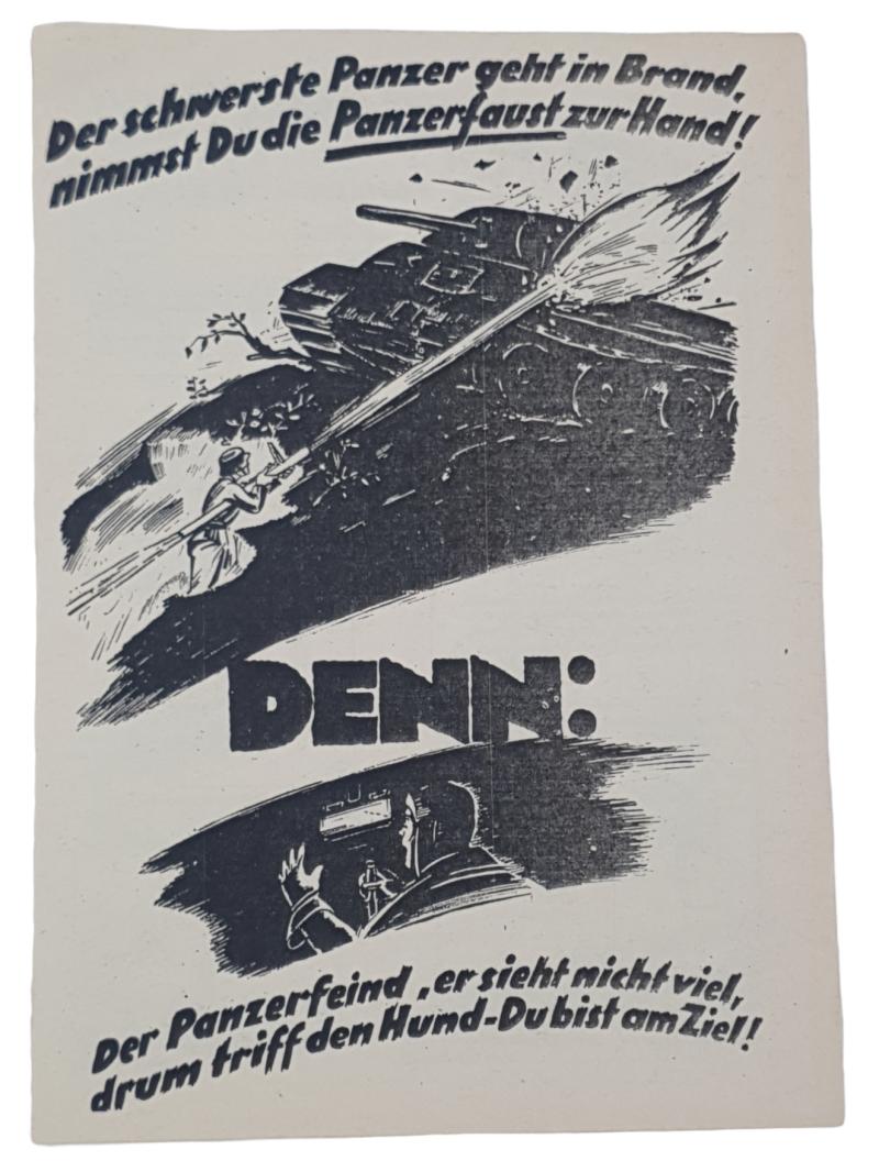 A German panzerfaust manual