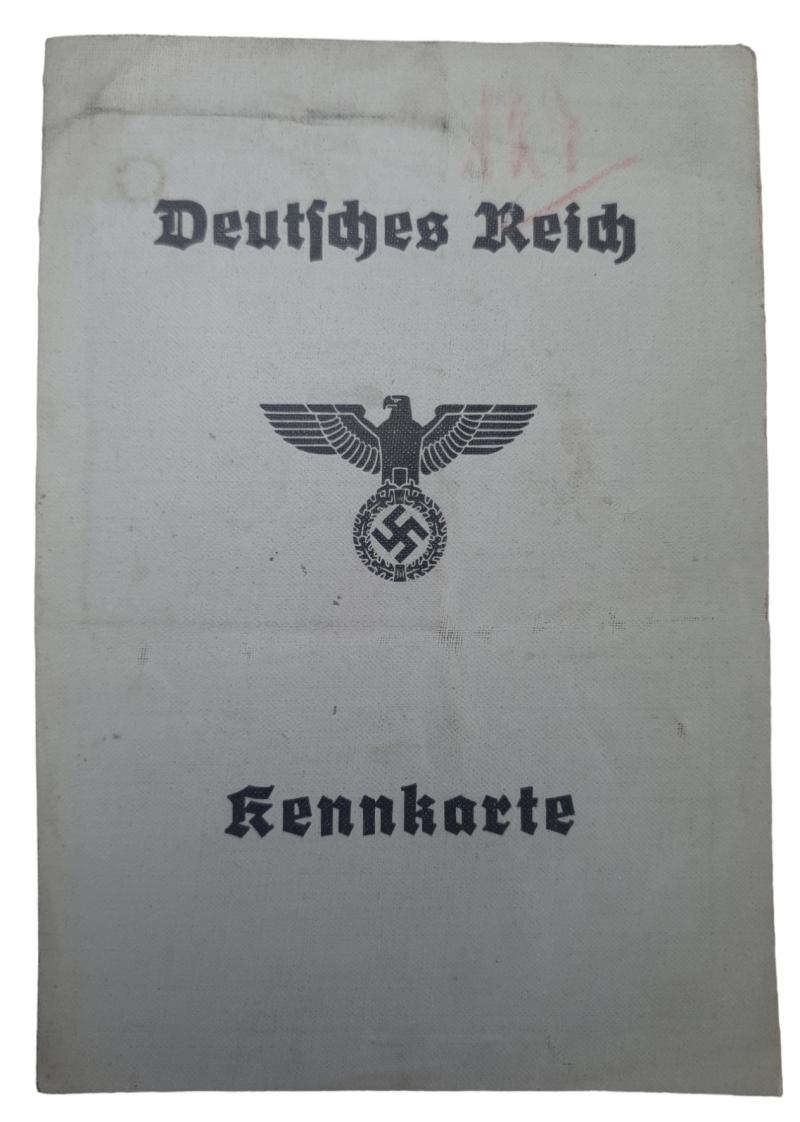 A Deutsches Reich Kennkarte