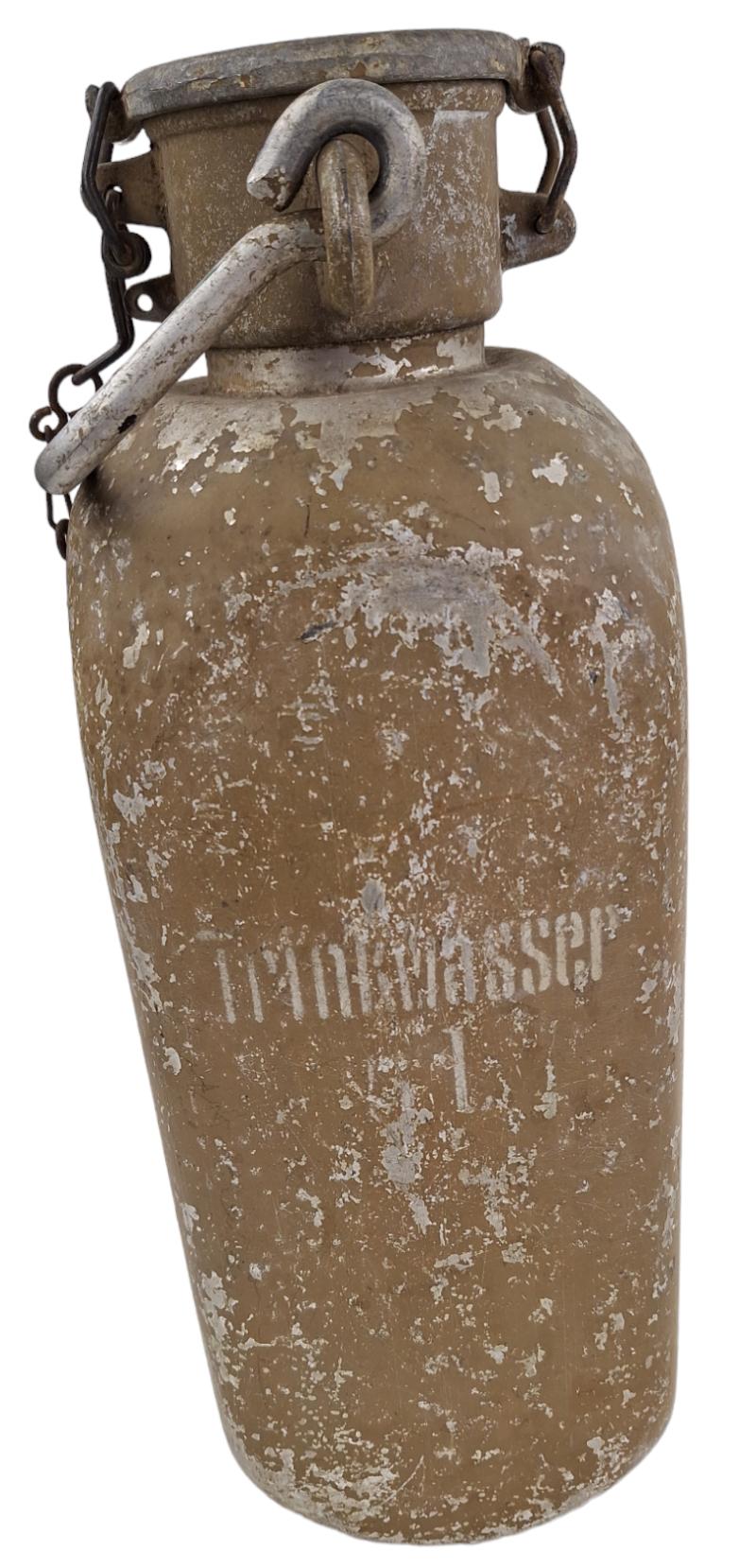 a Wehrmacht 5 liter drinking water bottle 