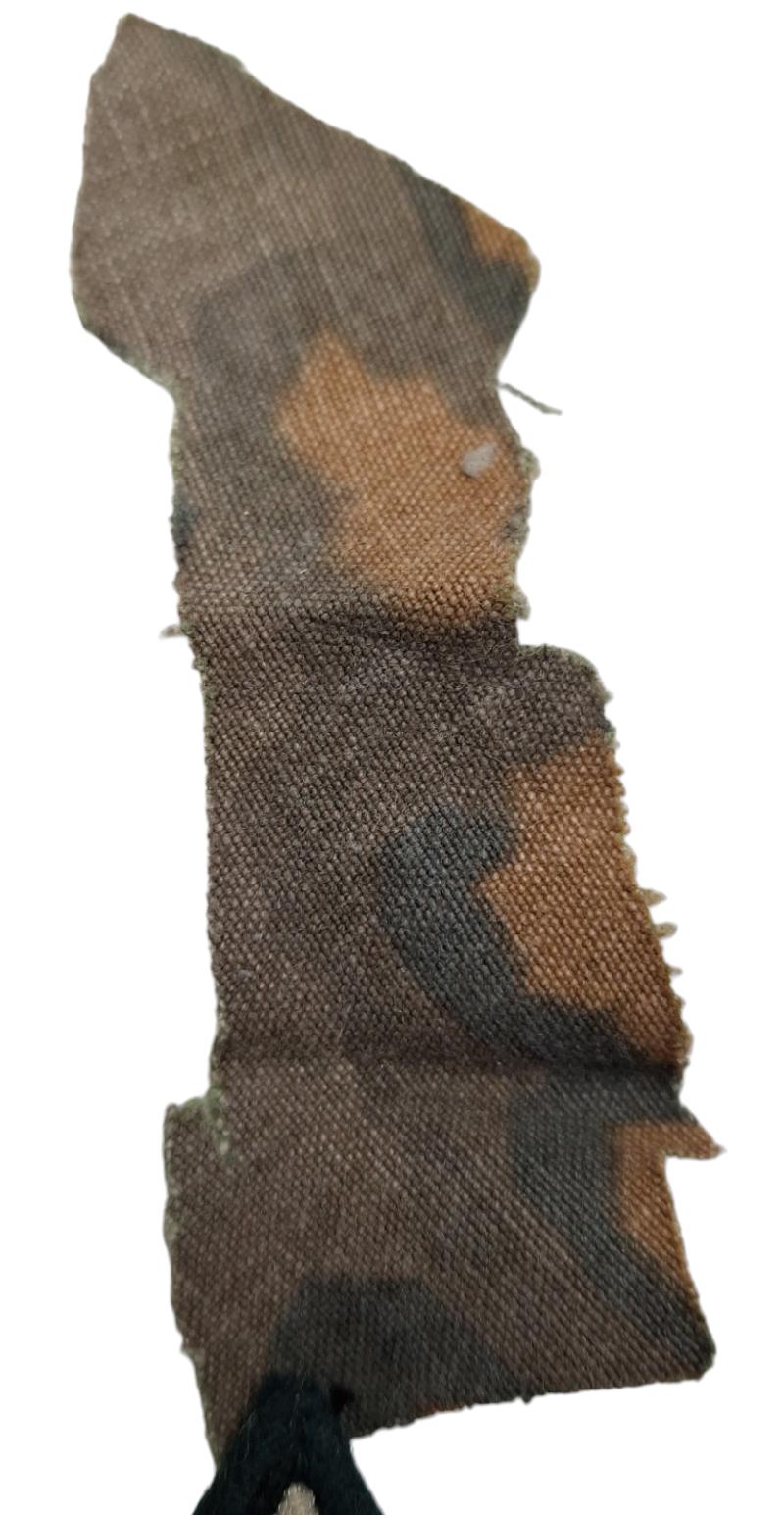 piece off fabric from the waffen ss in oak camo