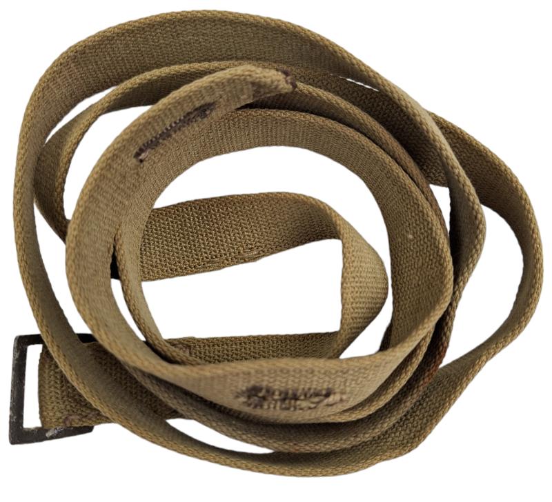 a German Wehrmacht WW2 gas mask canister carrying strap