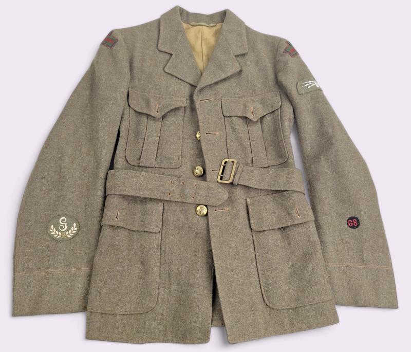 a WW2 Canadian armored corps jacket