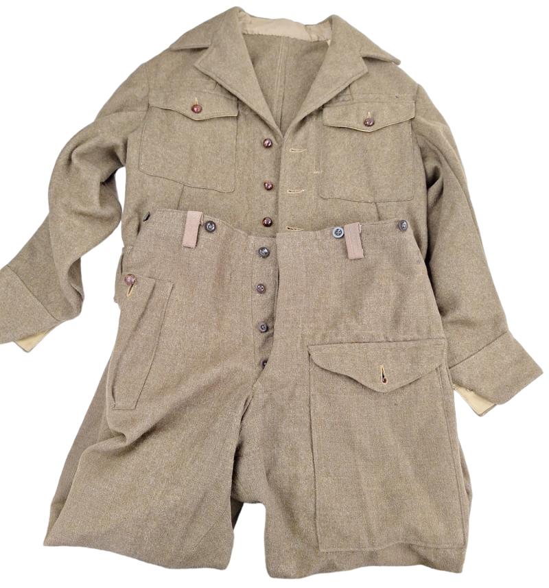 A british 1940 pattern battledress and trousers