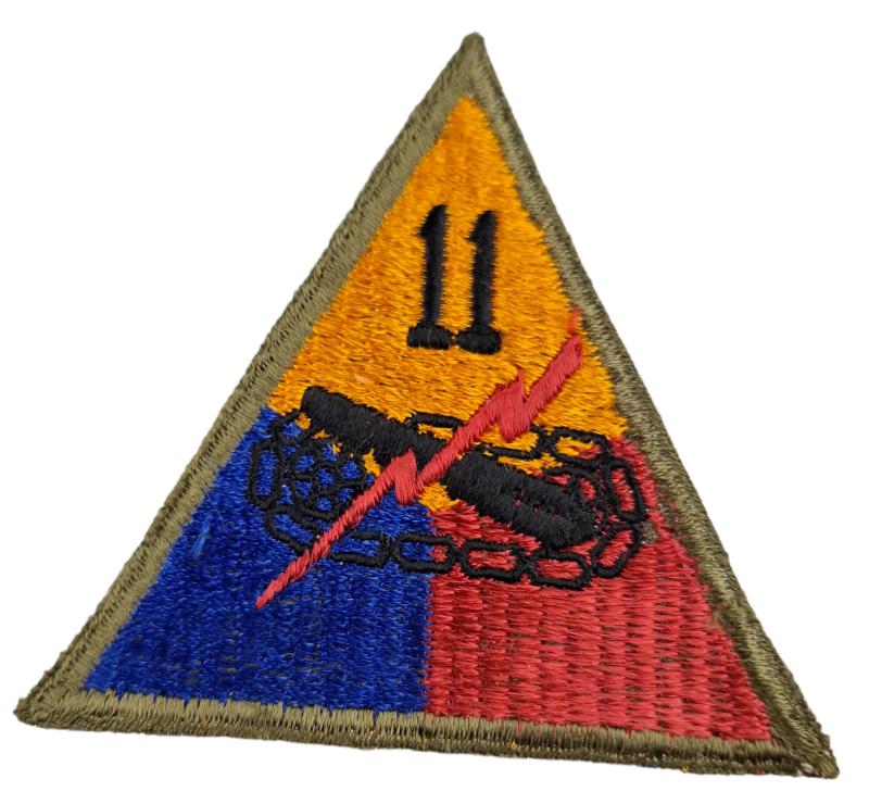 an us 11 th Armored Division patch