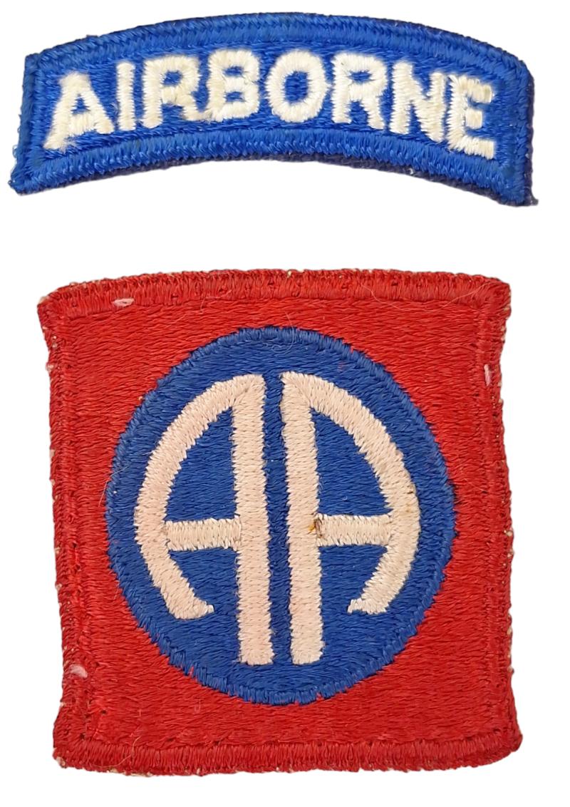 a US WW2 82nd Airborne Division patch.