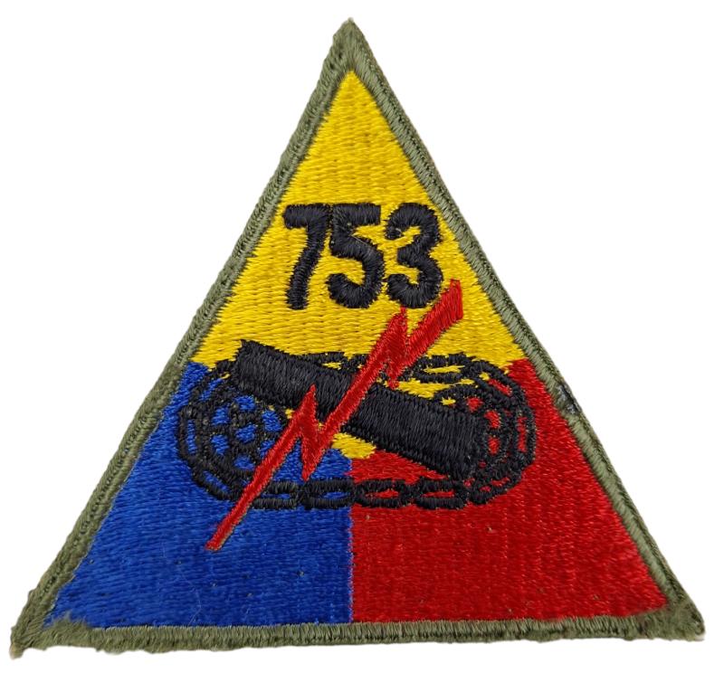 an us 753 th Armored Division patch