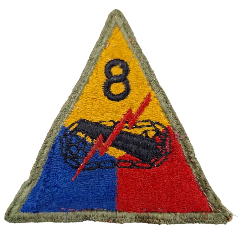 an us 8 th Armored Division patch