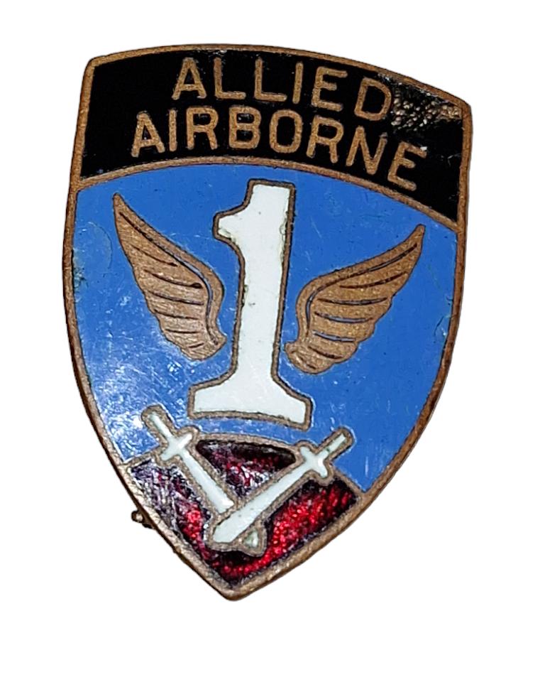 a postwar  1 first airborne pin