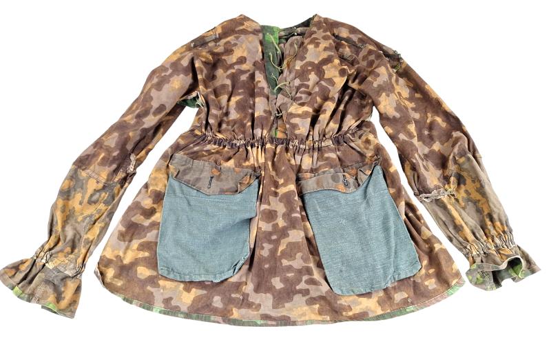 m42 waffen ss smock in blurred edge camouflage