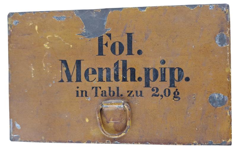 a wehrmacht Fol Menth.pip. in tabl zu 2.0 g metal tin