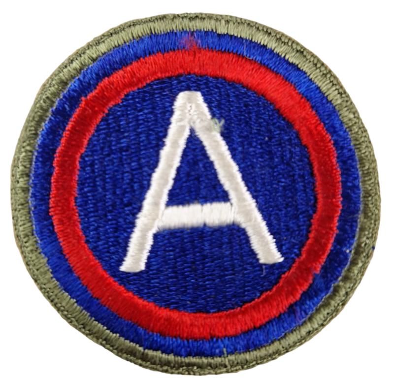 us  3 army  patch with green back